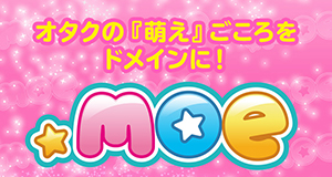 オタクの「萌え」ごころをドメインに！.moe