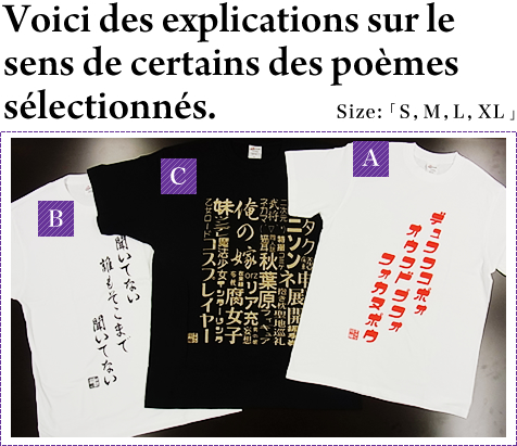 Voici des explications sur le sens de certains des poèmes sélectionnés.