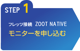 STEP1 IPv6サービスαテスターのお申し込み