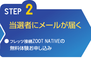 STEP2 登録完了のお知らせ送付